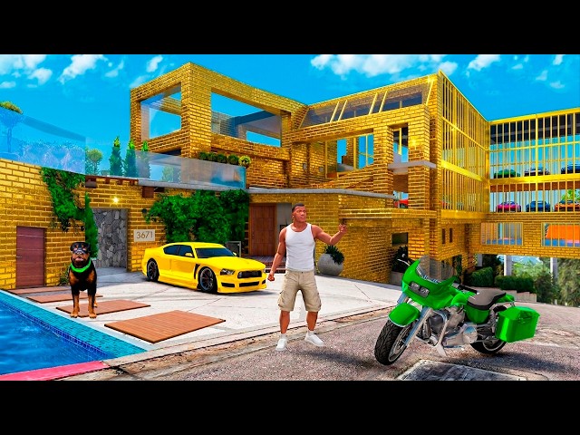 Mejorando la MANSIÓN MILLONARIA de FRANKLIN en GTA 5