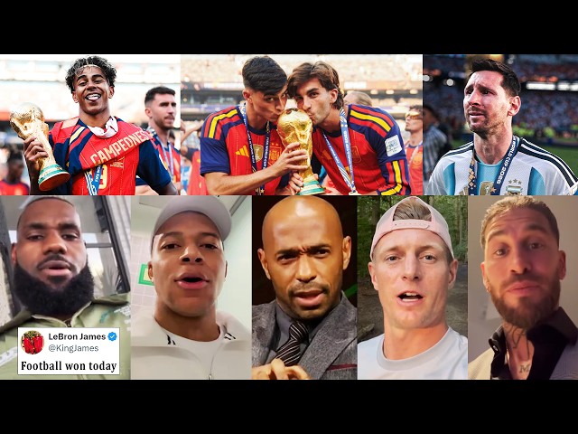 Famous Reaction on Spain Wins 2026 FIFA World Cup | Spain Vs Argentina 1-0 Reaction