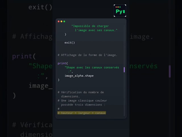 OpenCV #1 — les bases de la vision par ordinateur