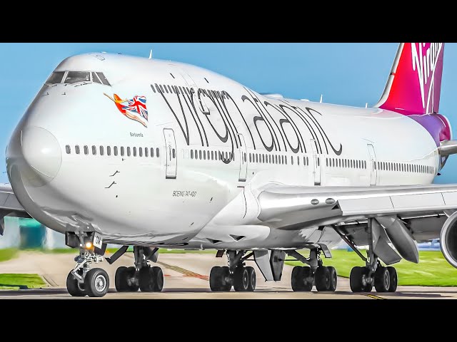 300 PLANES in 3 HOURS ! 🇬🇧 Manchester Airport Plane Spotting | Close Up Airplane Takeoffs & Landings
