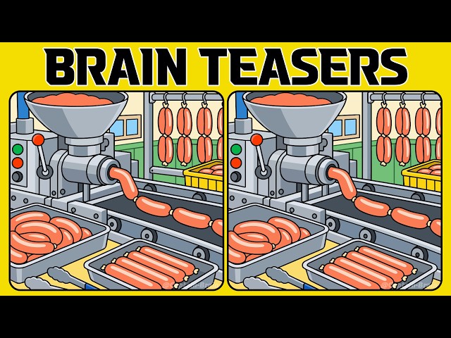 Think You’re Good at Brain Teasers? Spot the Differences! (A Bit Tricky)