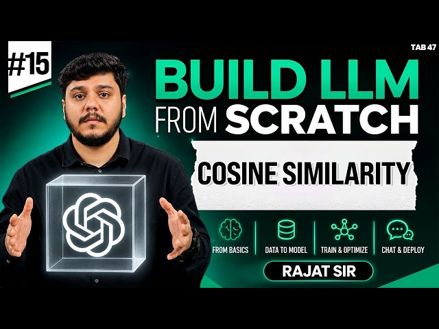 What Is Cosine Similarity in LLMs? | How ChatGPT Understands Similar Meaning ? | Tab 47