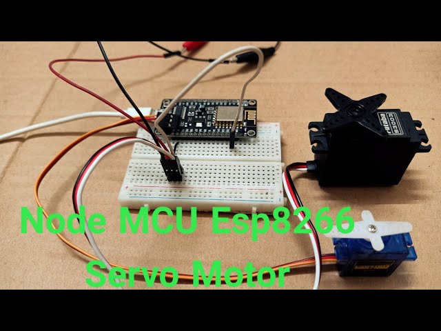 How to Control Servo with Node Mcu Esp8266.