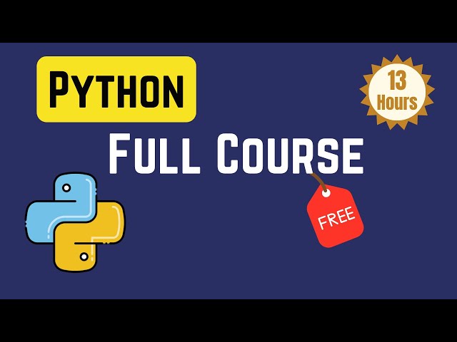 FREE Python Course for Beginners (13 HOURS) - Code With Josh