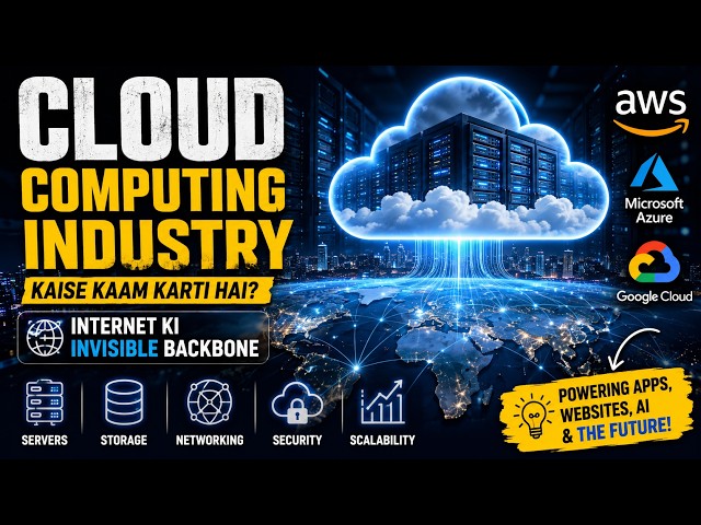 Cloud Computing Industry Kaise Kaam Karti Hai? | Internet Ki Invisible Backbone Explained