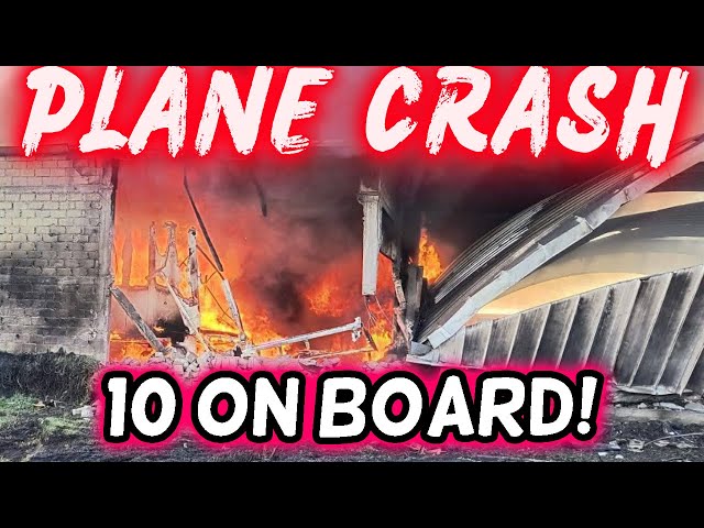 BREAKING: Plane Crash in Mexico Turns Deadly — Large Fire, 8+ Killed