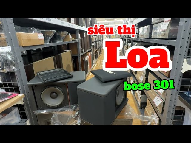 August 1, Bose 301 speaker supermarket in Japan