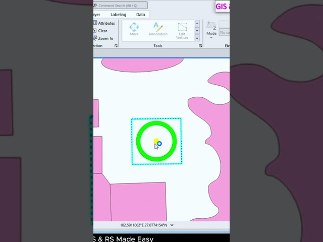 #shorts How to use rotate tool in ArcGIS Pro (for beginners)