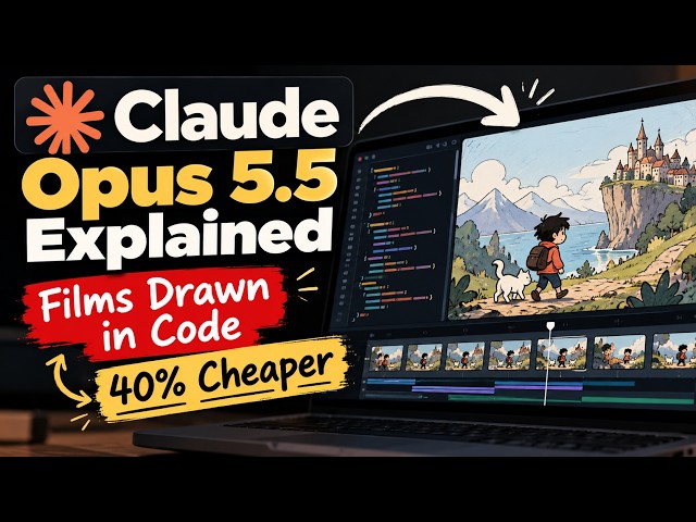 Claude Opus 5.5 Explained: Films Drawn in Code, 40% Cheaper