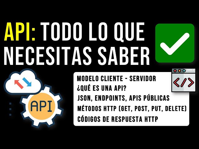 What is an API in programming and how does it work? | The best explanation in Spanish for beginners.
