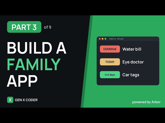 Build Your First Python App: A Family Reminder Helper | Gen X Coder 3