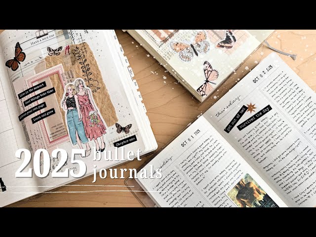 2025 Bullet Journals | Flip Through | Creative Journal | Daily Journal | Junk Journal | Scrapbook