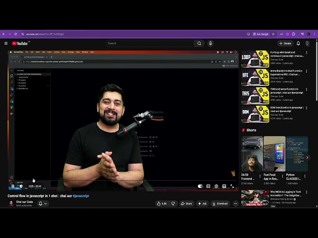 Just js code testing