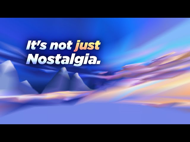 why do retro graphics just hit different?