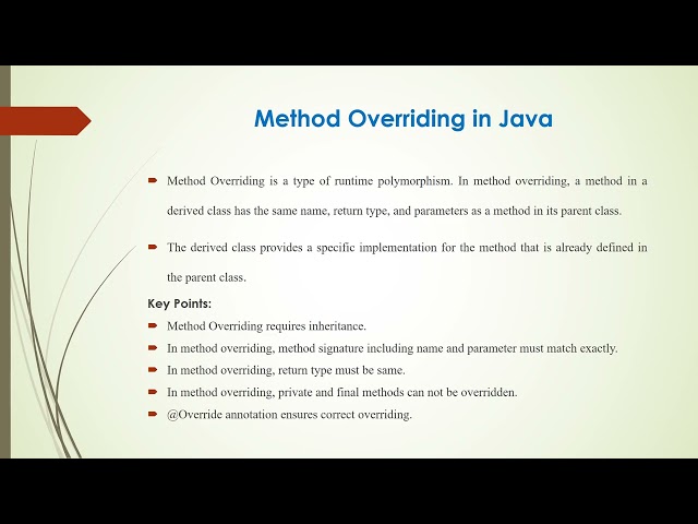 Java Method Overloading