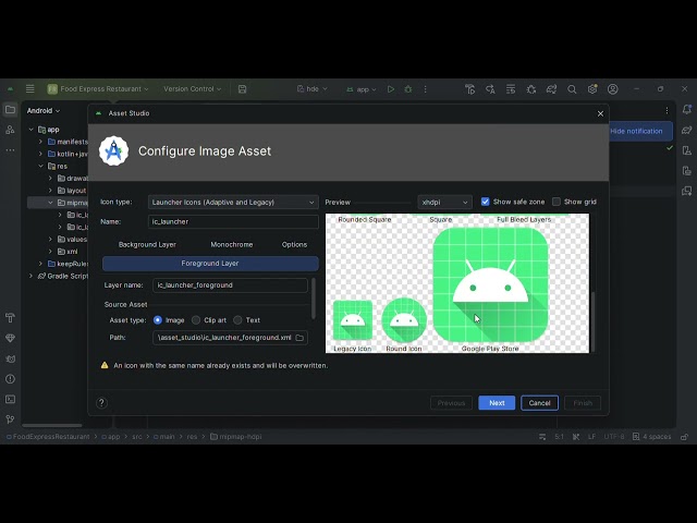 How to Change App Icon in Android Studio  Android Beginner Tutorials