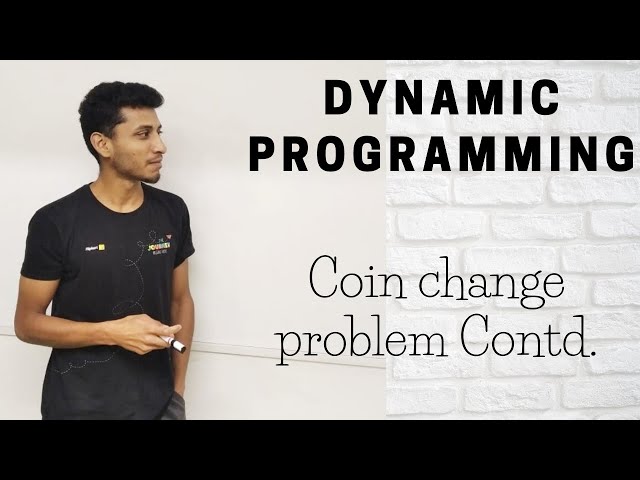 17 Coin change problem Contd.