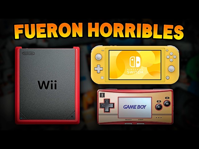 Los PEORES REDISEÑOS de Consolas de Nintendo