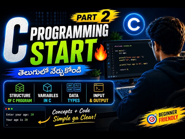 C Programming  Structure, Variables & I O