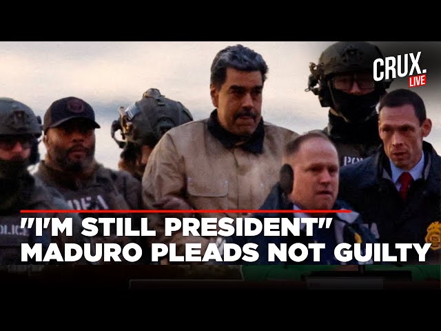 LIVE | Maduro Makes First US Court Appearance After Capture, Pleads 'Not Guilty' To Drug Charges