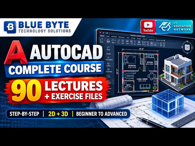AutoCAD Complete Course - 001 - Welcome to AutoCAD Training Course