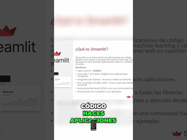 Crea Aplicaciones Web en Minutos con Streamlit, Python y Plotly  #streamlit #python #plotly