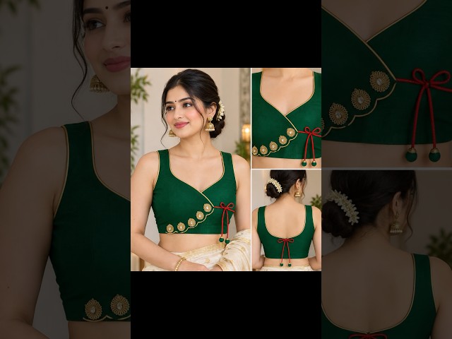 Elegant blouse design #cuttingskills #ytshorts #shorts #viral #blouse