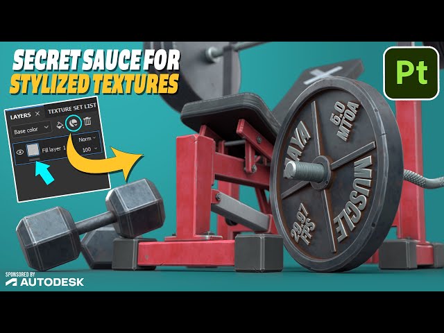 Stylized Textures in Substance Painter: Ultimate Beginner's Guide to 3D Stylized Environments [5/5]