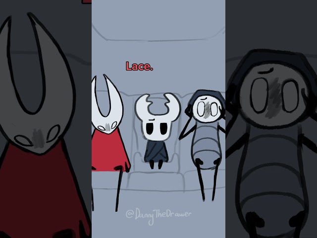 lace ragebaiting again🥀 #hollowknight #silksong #hk #hornet #lace #quirrel #theknight