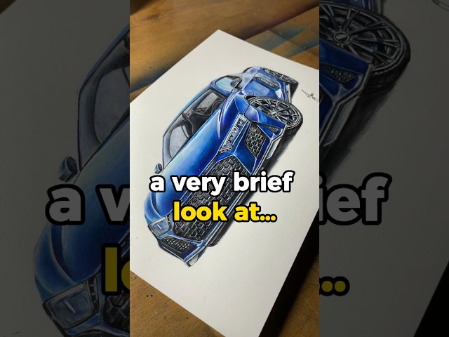 How I Draw Realistic Cars.