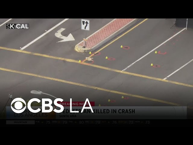 Pedestrian killed in Santa Ana deadly crash