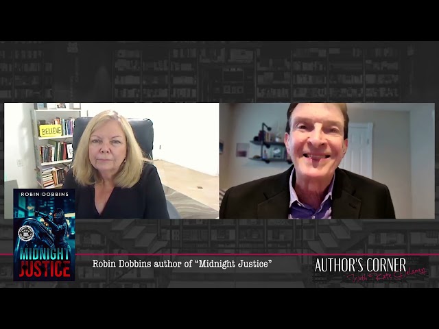 Promo for Midnight Justice | Authors Corner Interview with Robin Dobbins