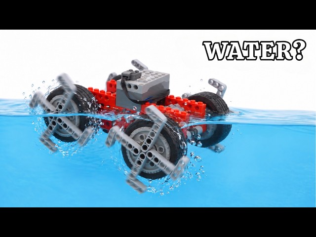 Making a Motorized Machine to Drive Underwater | FM Lego Technic