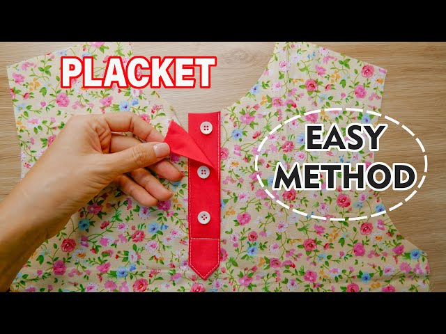 How To Make Perfect Placket Easily And Quick | Placket Sewing Tutorial | Sewing Tips And Tricks