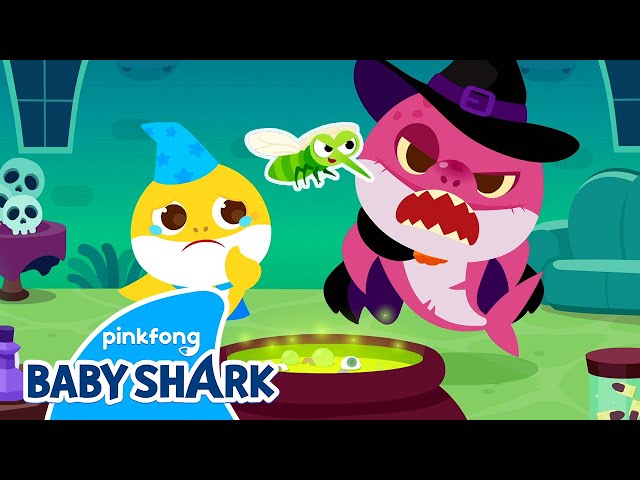 🔮 AHHH! Halloween Mosquitoes Attack Baby Shark Family!  | +Compilation | Baby Shark Official