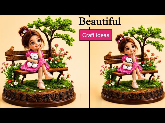 DIY Cute Doll Craft | Easy To Make | Home Decoration Ideas | Paper Craft 💖💚