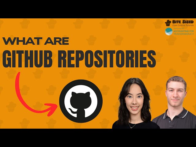 GitHub Repositories | Open Science Tutorials