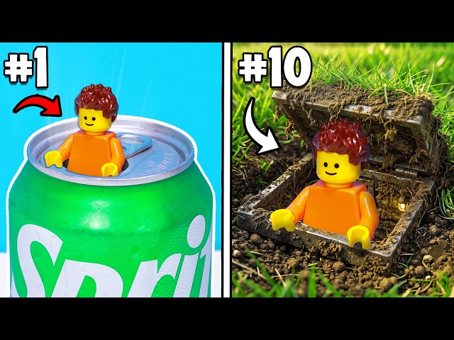 ¡Construí bases secretas de LEGO que jamás encontrarías!