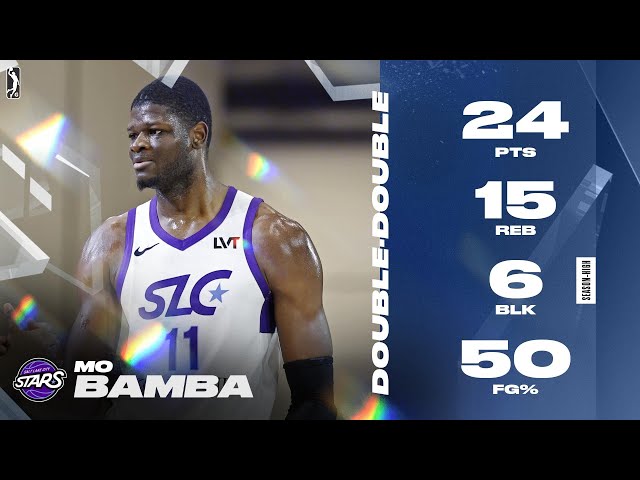 Mo Bamba Went Off For 24 PTS, 15 REB & 6 BLK For The SLC Stars!
