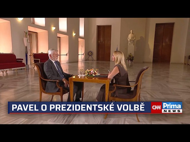 Pavel o prezidentské volbě: Kandidaturu zvažuji, Babiš má šanci, Zeman by byl důstojný soupeř