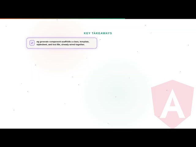 Angular - Web development basic Series: Generating and Understanding Components