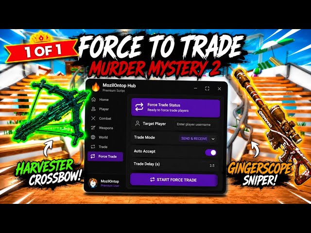 MM2 SCRIPT 😱 Mozilontop HUB OP Force to Trade 2026 MURDERER MYSTERY 2 SCRIPT NO KEY UNDETECTED