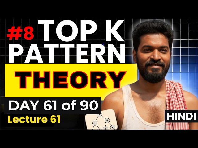 Day 61/90 |⚡Top K Elements Pattern (Theory + Intuition + Templates)| DSA Pattern #8 #heap