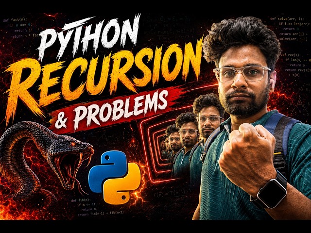 Python Recursion Problems 🔥 | Most Asked Interview Questions