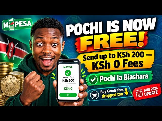 New M-Pesa Charges 2026: Buy Goods & Pochi la Biashara Fees Just Changed
