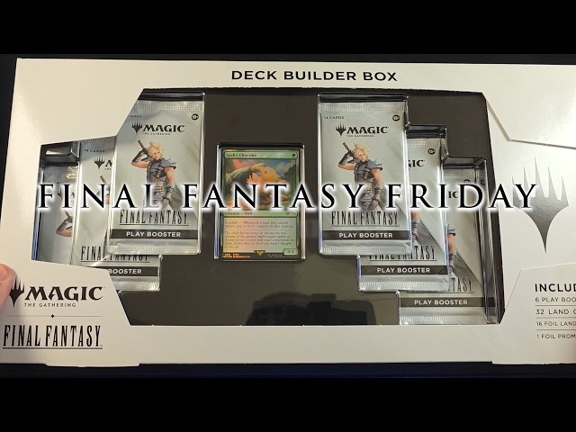 FINAL FANTASY FRIDAY! Another Great MYTHIC Hit of Our $40 Dollar Final Fantasy Deck Builder Box!