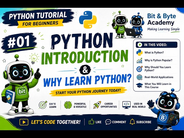 #01 | Course Introduction & Why Learn Python?