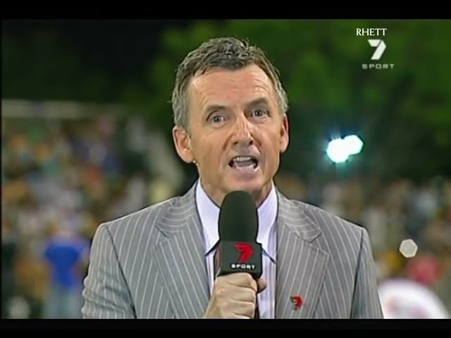 Bruce McAvaney welcomes back Channel 7 with footy rights in 2007 + montage to end telecast