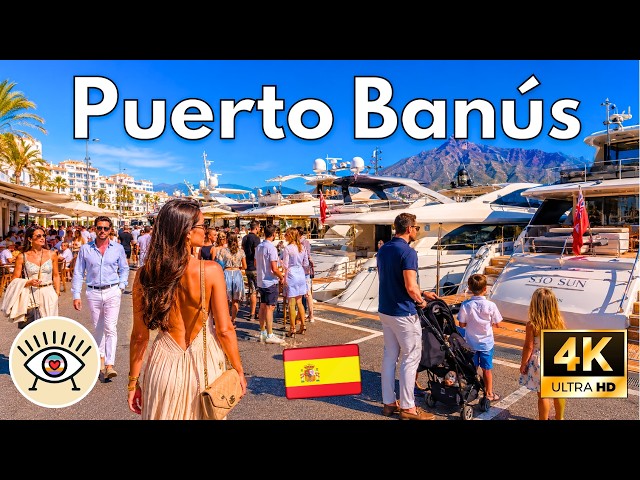 Puerto Banús, España | WALKING TOUR | En Marbella el LUJO no tiene LÍMITES ⭐⭐⭐⭐⭐