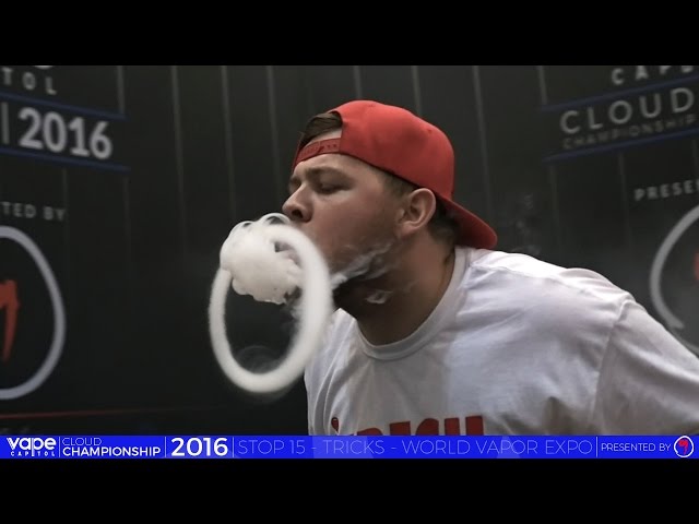 VC Cloud Championship 2016 - World Vapor Expo - Vape Tricks